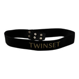 Twinset Cintura tinta unita con Logo Nero per Bambina EIIIIEE NERO TWINSET 