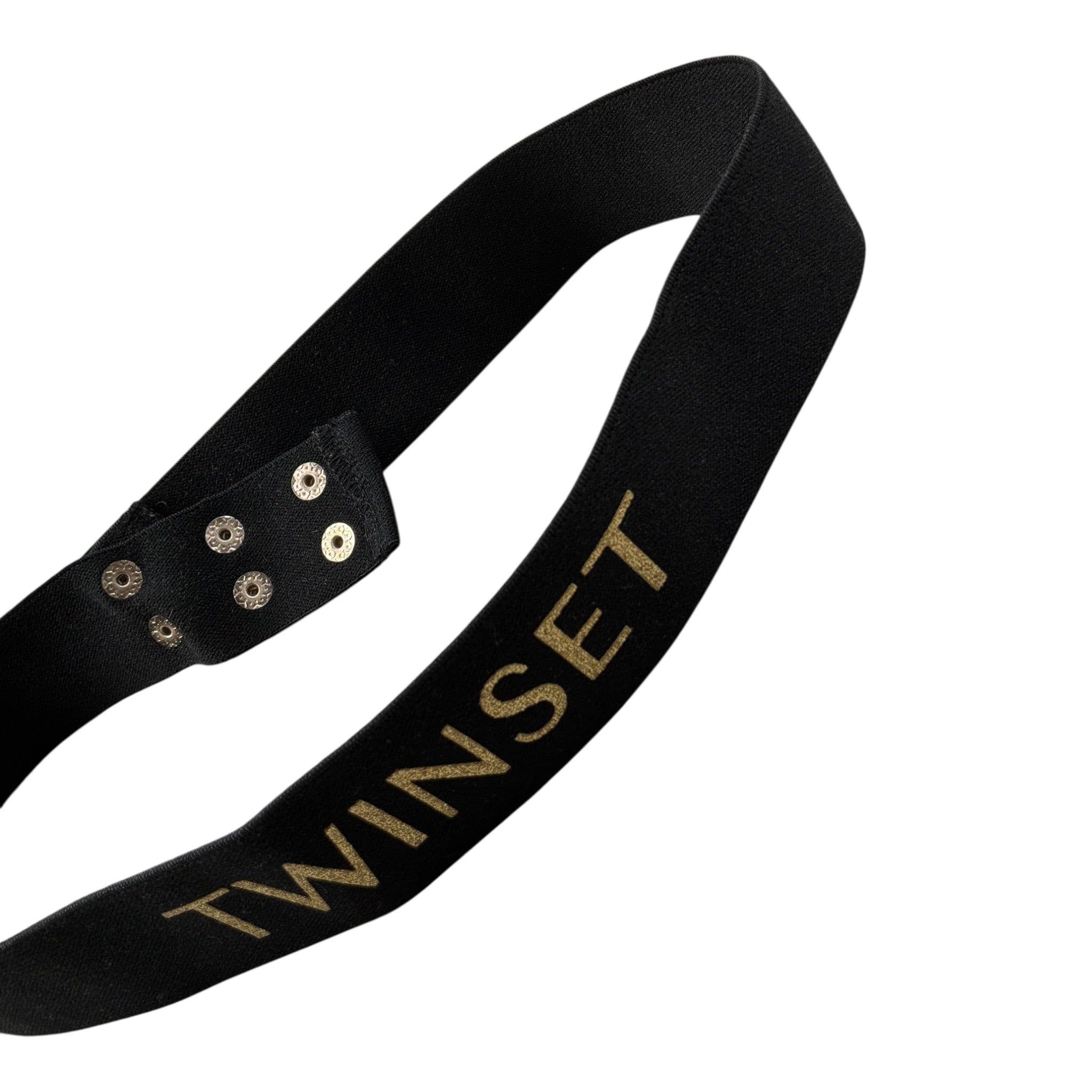 Twinset Cintura tinta unita con Logo Nero per Bambina EIIIIEE NERO TWINSET 
