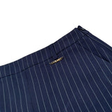 Twinset Short tinta unita con Fantasia A Righe Blu per Bambina GJ2041 BLU TWINSET 