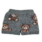 U+È Short tinta unita con Orsi Grigio per Neonata UE1907N GRIGIO U+è 