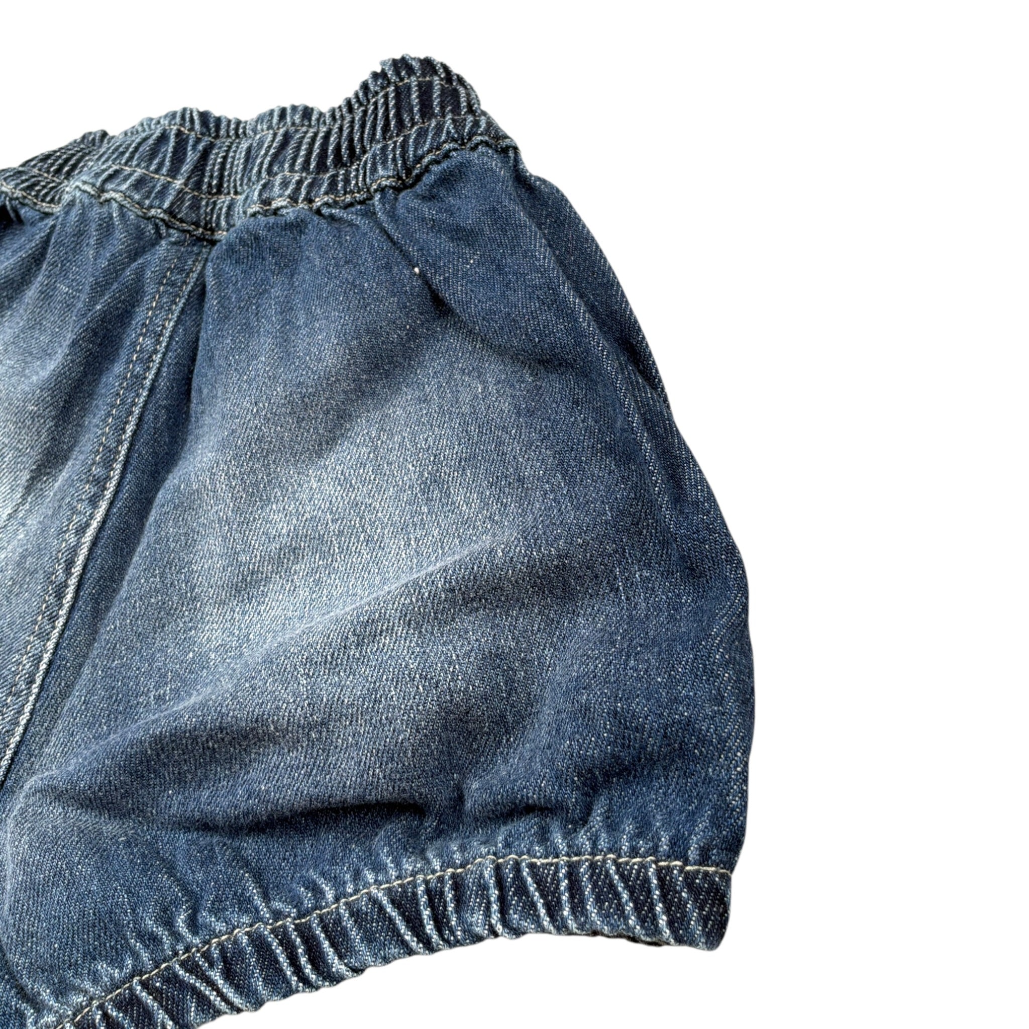 U+È Short tinta unita In Denim Blu per Neonata UE1911 BLU U+è 