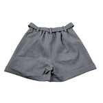 U+È Short tinta unita con Brillantini Grigio per Neonata UE1922 GRIGIO U+è 