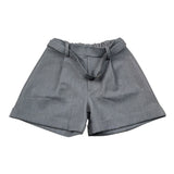 U+È Short tinta unita con Brillantini Grigio per Neonata UE1922 GRIGIO U+è 