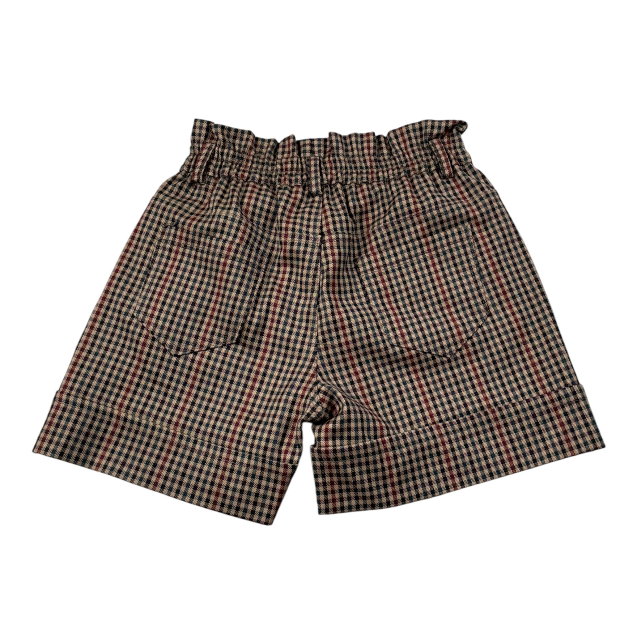 U+È Short Stampa Fantaisa con Elastico In Vita Beige per Neonata UE1956 BEIGE U+è 
