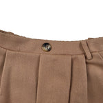 U+È Short tinta unita con Elastico In Vita Cammello per Bambina UE1961 CAMMELLO U+è 