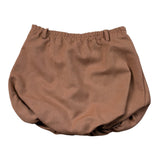 U+È Short tinta unita con Elastico In Vita Cammello per Neonata UE1961N CAMMELLO U+è 