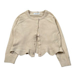 U+È Cardigan Tinta Uita Beige per Bambina UE1996 BEIGE U+è 