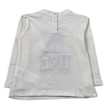 U+È Shirt Girocollo tinta unita con Stampa Panna per Bambina UE2011JX PANNA U+è 