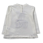U+È Shirt Girocollo tinta unita con Stampa Panna per Neonata UE2011X PANNA U+è 