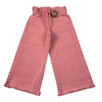 U+È Pantalone tinta unita Modello Palazzo Rosa per Neonata UE2032 ROSA U+è 