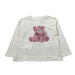 U+È Shirt tinta unita con Stampa Panna per Neonata UE2038X PANNA U+è 