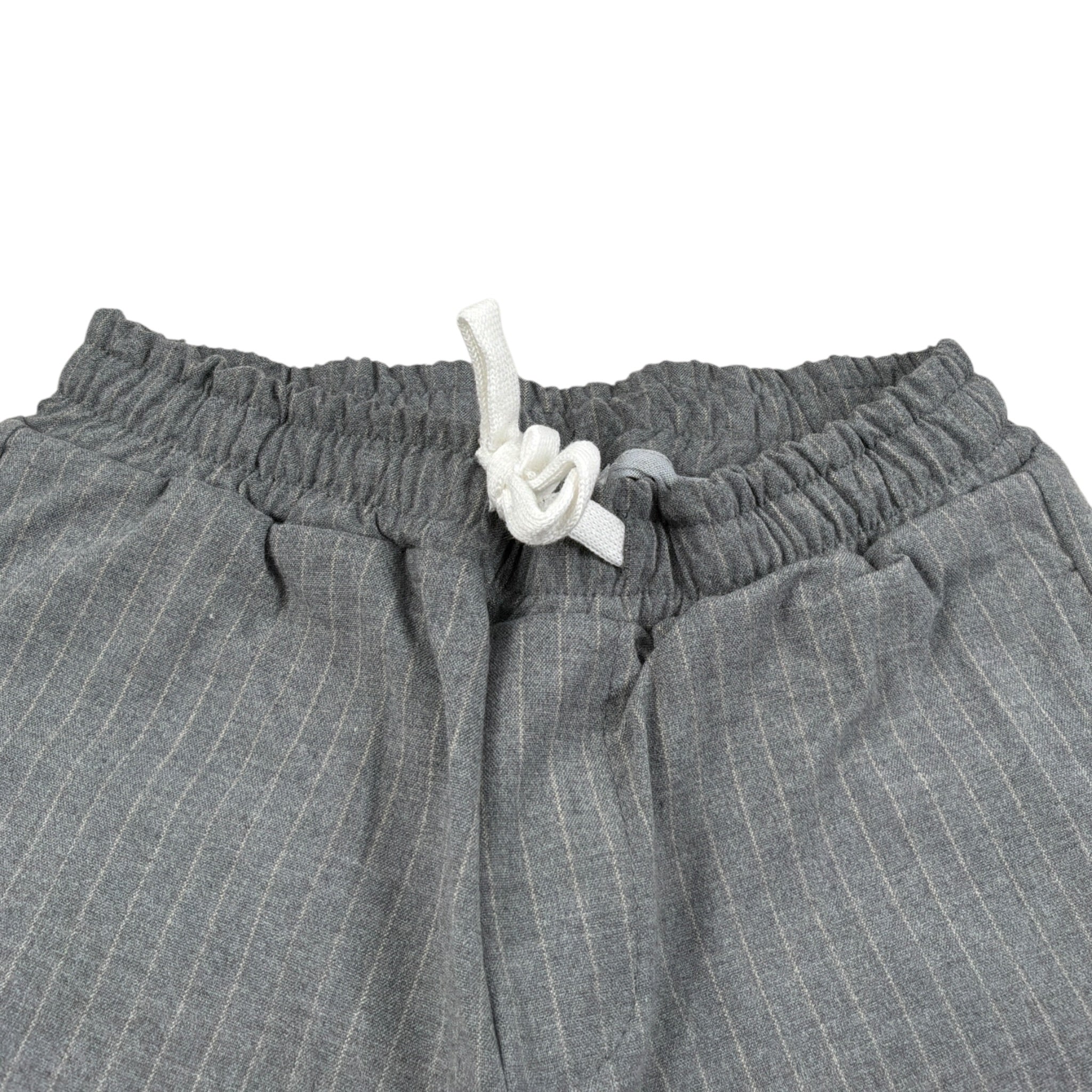 U+È Pantalone tinta unita con Elastico In Vita Grigio per Bambino UEM0454 GRIGIO U+è 