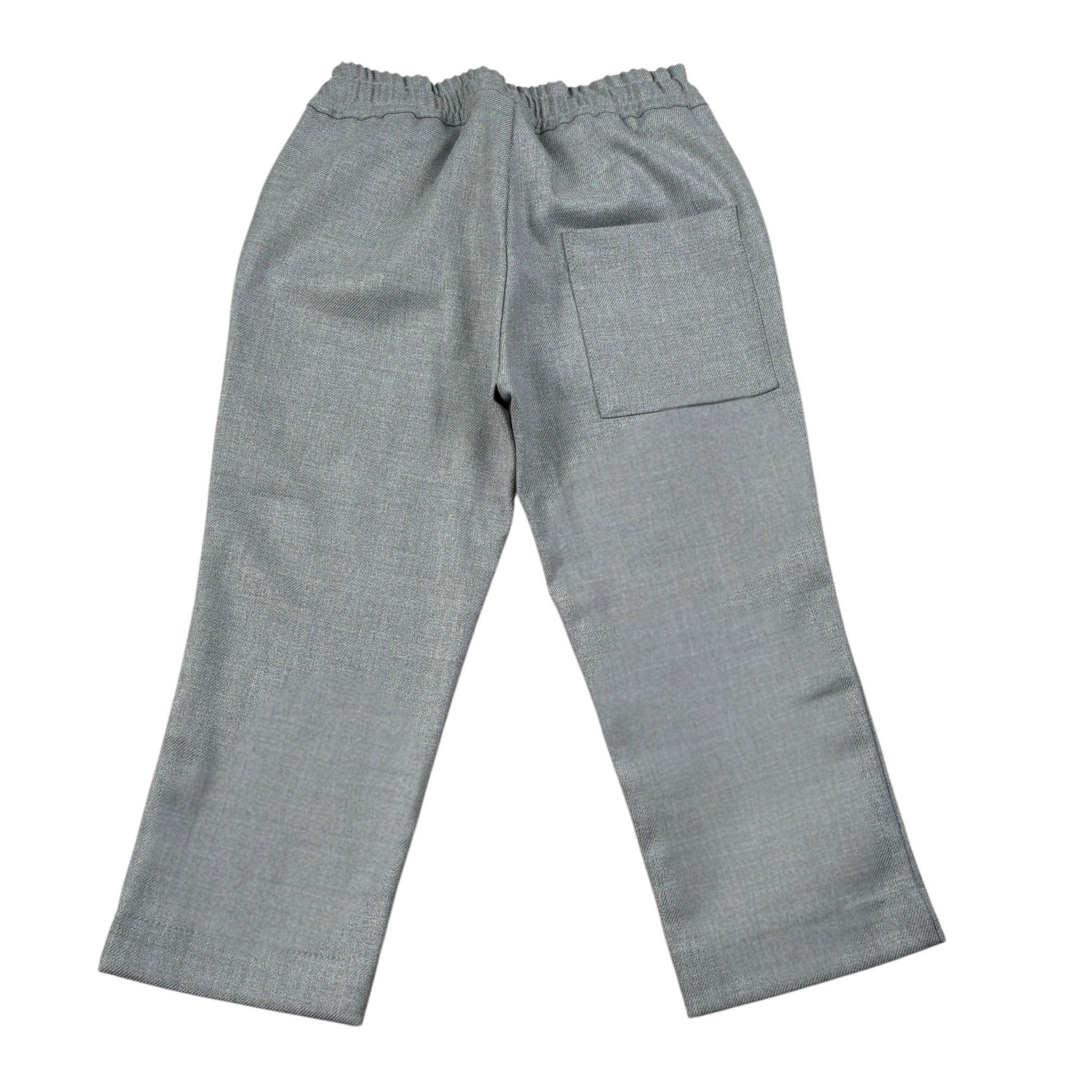 U+È Pantalone tinta unita con Elastico In Vita Grigio per Bambino UEM0467 GRIGIO U+è 