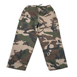 U+È Pantalone tinta unita con Fantasia Militare Verde per Bambino UEM0591X VERDE U+è 
