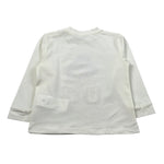 U+È Shirt Girocollo tinta unita con Stampa Panna per Neonato UEM0638 PANNA U+è 