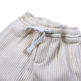 U+È Pantalone tinta unita con Elastico In Vita Panna per Neonato UEM0654X PANNA U+è 