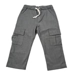 U+È Pantalone tinta unita con Elastico Grigio per Bambino UEM183 GRIGIO U+è 
