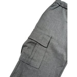 U+È Pantalone tinta unita con Elastico Grigio per Bambino UEM183 GRIGIO U+è 