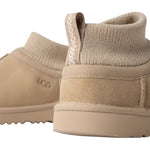 Ugg Stivali Tinta Jnita con Finto Calzino Beige per Bambina T1157702T BEIGE UGG 