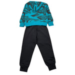 Umbro Completo 2 Pezzi Felpa-Pantalone Ottanio per Bambina 82G1T0029 OTTANIO UMBRO 