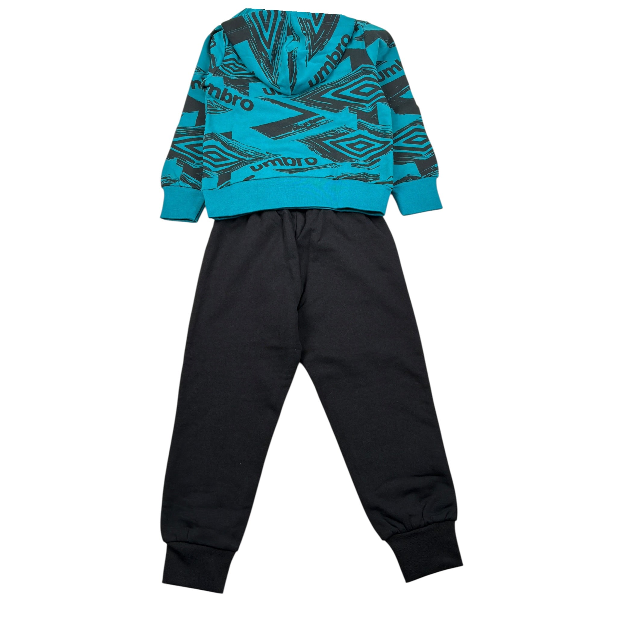 Umbro Completo 2 Pezzi Felpa-Pantalone Ottanio per Bambina 82G1T0029 OTTANIO UMBRO 
