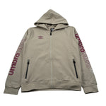 Umbro Felpa con Zip E Cappuccio tinta unita Beige per Bambina 82G1T0037 BEIGE UMBRO 