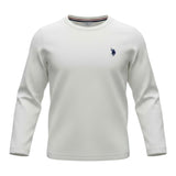 U.S. Pollo Assn Shirt tinta unita con Stampa Bianco per Bambino 000065X BIANCO U.S. POLO ASSN 