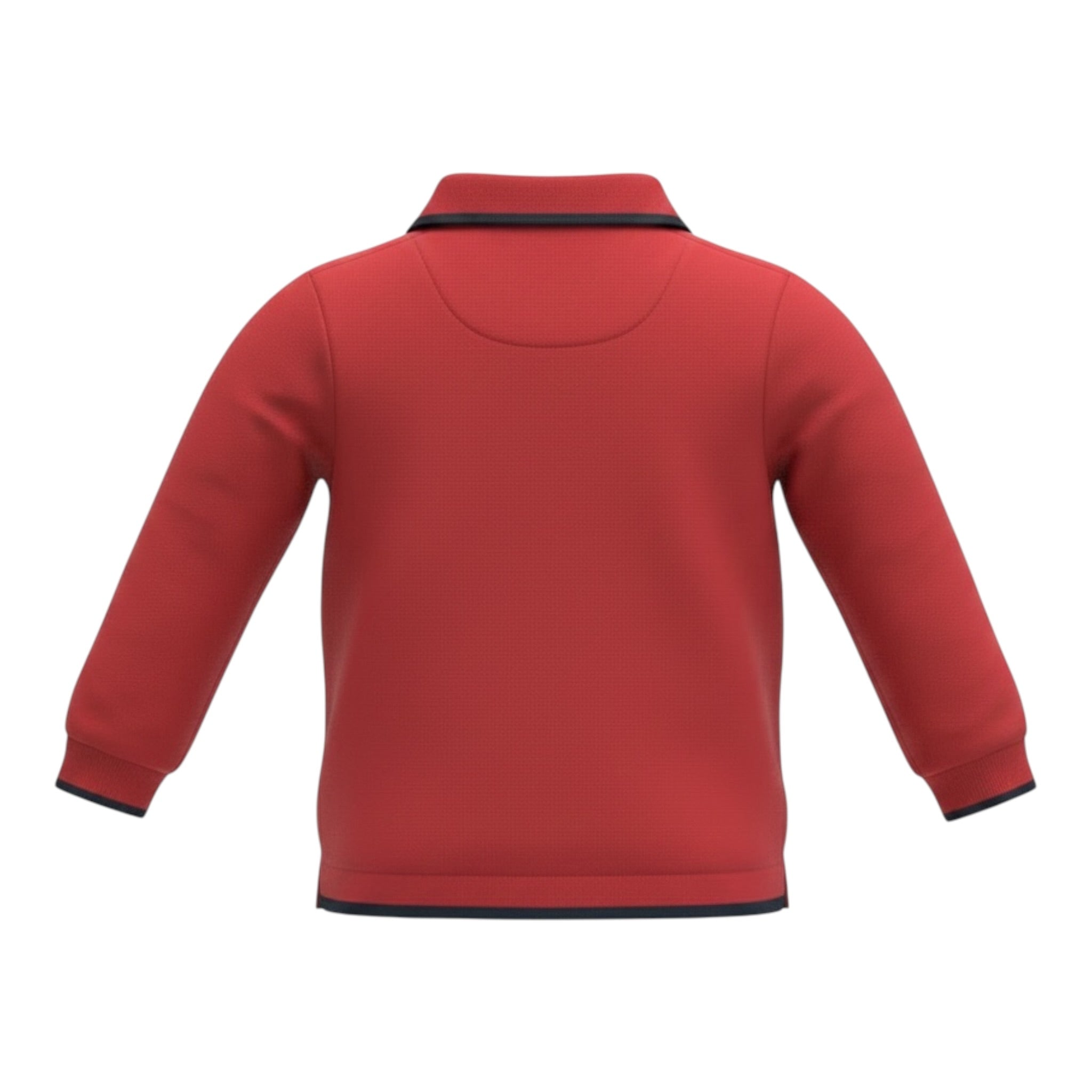 U.S. Pollo Assn Polo tinta unita con Logo Rosso per Bambino 000066 ROSSO U.S. POLO ASSN 