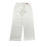 U.S. Pollo Assn Pantalone tinta unita 5 Tasche Bianco per Bambino 000215 BIANCO U.S. POLO ASSN 
