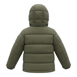 U.S. Pollo Assn Giubbino tinta unita con Zip E Cappuccio Verde per Neonato 000327XN VERDE U.S. POLO ASSN 