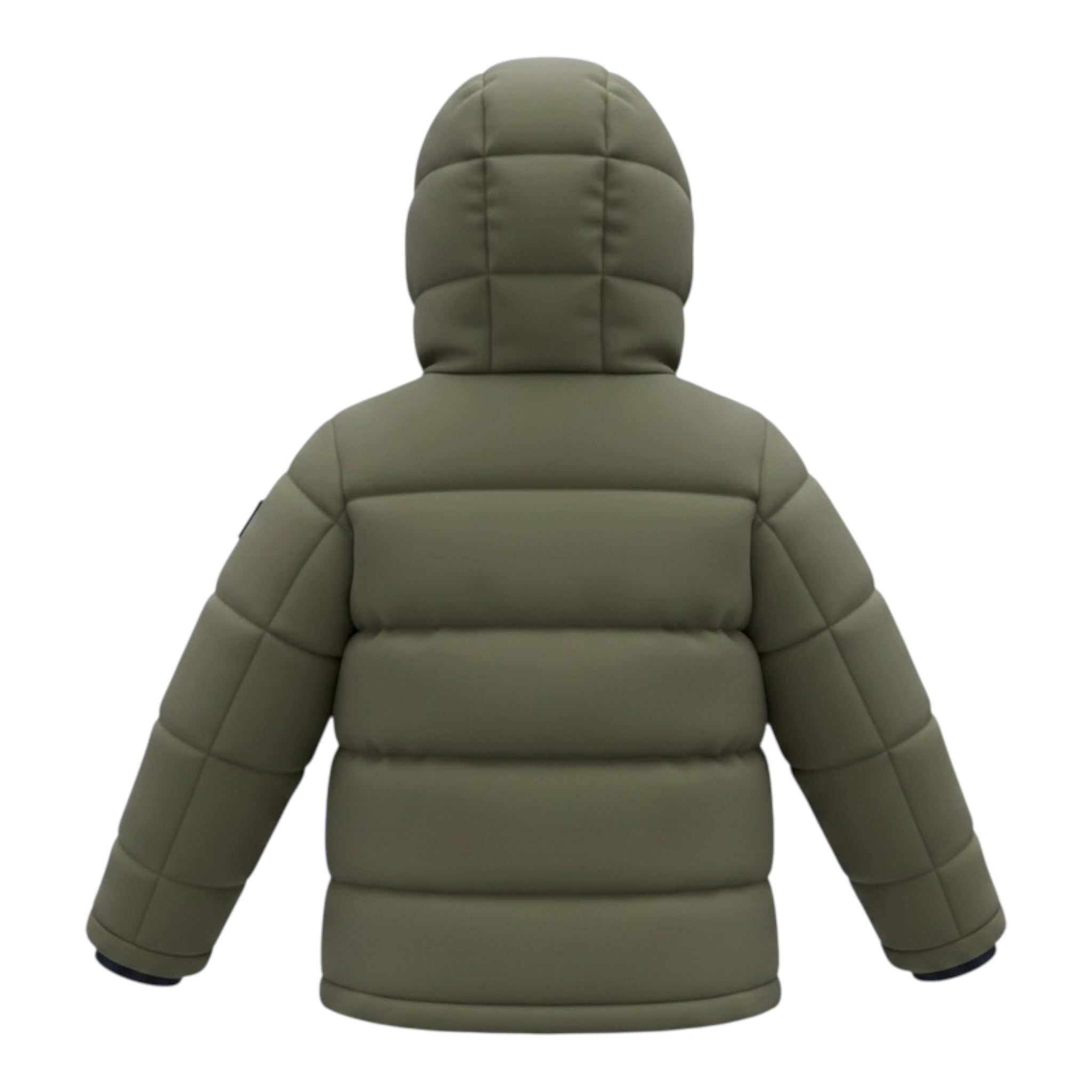 U.S. Pollo Assn Giubbino tinta unita con Zip E Cappuccio Verde per Neonato 000327XN VERDE U.S. POLO ASSN 