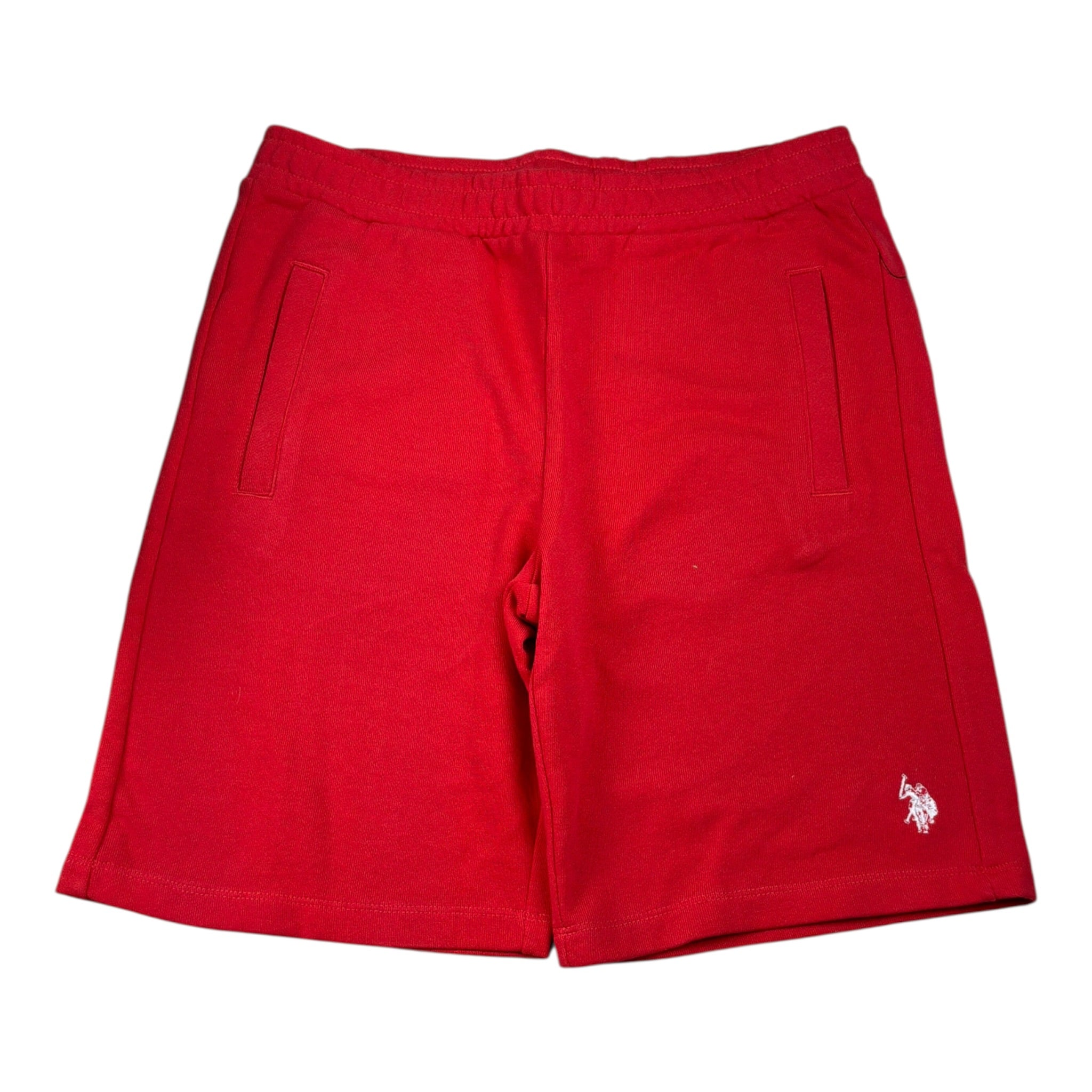 U.S. Pollo Assn Bermuda tinta unita con Logo Rosso per Bambino US41532001 ROSSO U.S. POLO ASSN 
