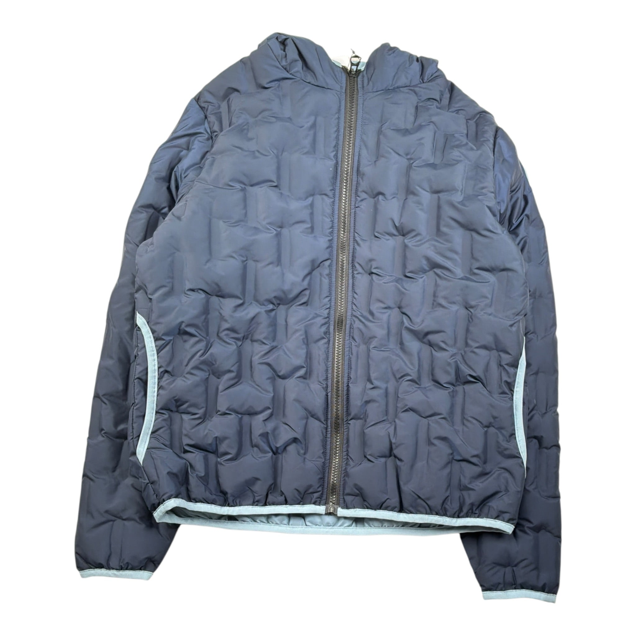 U.S. Pollo Assn Giubbino tinta unita con Zip E Cappuccio Blu per Bambino US42527002J BLU U.S. POLO ASSN 