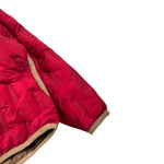 U.S. Pollo Assn Giubbino tinta unita con Zip E Cappuccio Rosso per Neonato US42527002 ROSSO U.S. POLO ASSN 