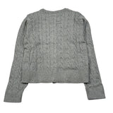 U.S. Polo Assn Cardigan tinta unita con Logo Grigio per Neonata US42675 GRIGIO U.S. POLO ASSN 