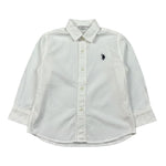 U.S. Polo Assn Camicia Manica Lunga tinta unita Bianco per Neonato USU42504 BIANCO U.S. POLO ASSN 