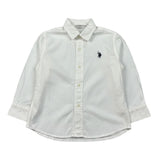 U.S. Polo Assn Camicia Manica Lunga tinta unita Bianco per Bambino USU42504J BIANCO U.S. POLO ASSN 