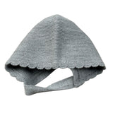 Valentina Bebes Cappello tinta unita con Ricami Grigio per Neonata PAPAP GRIGIO VALENTINA BEBES 