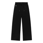 Lacoste Pantalone Tuta tinta unita con Logo Nero per Bambino 447111 NERO LACOSTE 