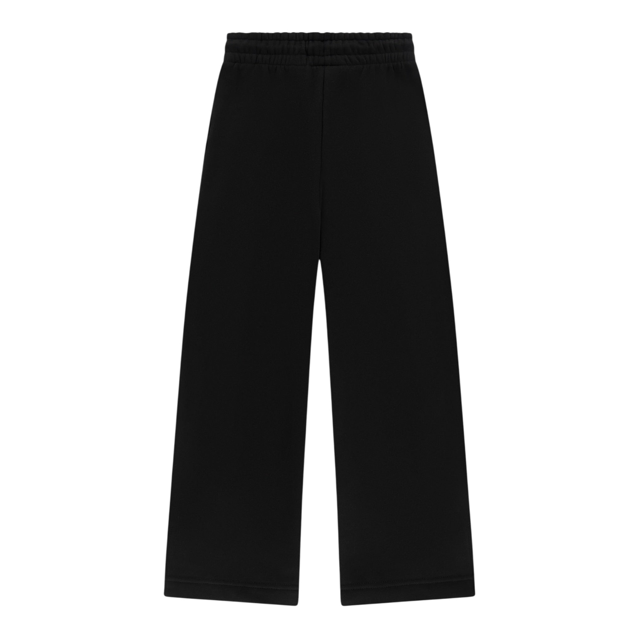 Lacoste Pantalone Tuta tinta unita con Logo Nero per Bambino 447111 NERO LACOSTE 