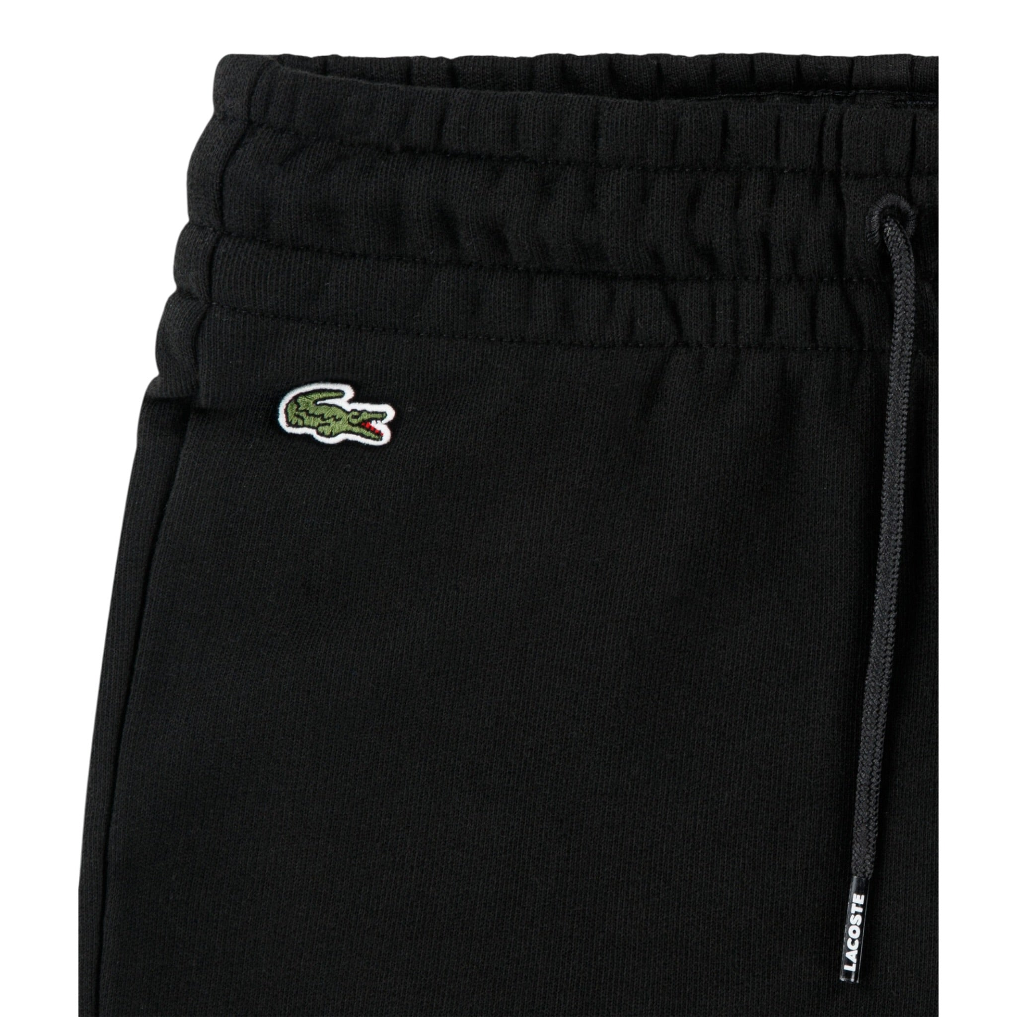 Lacoste Pantalone Tuta tinta unita con Logo Nero per Bambino 447111 NERO LACOSTE 