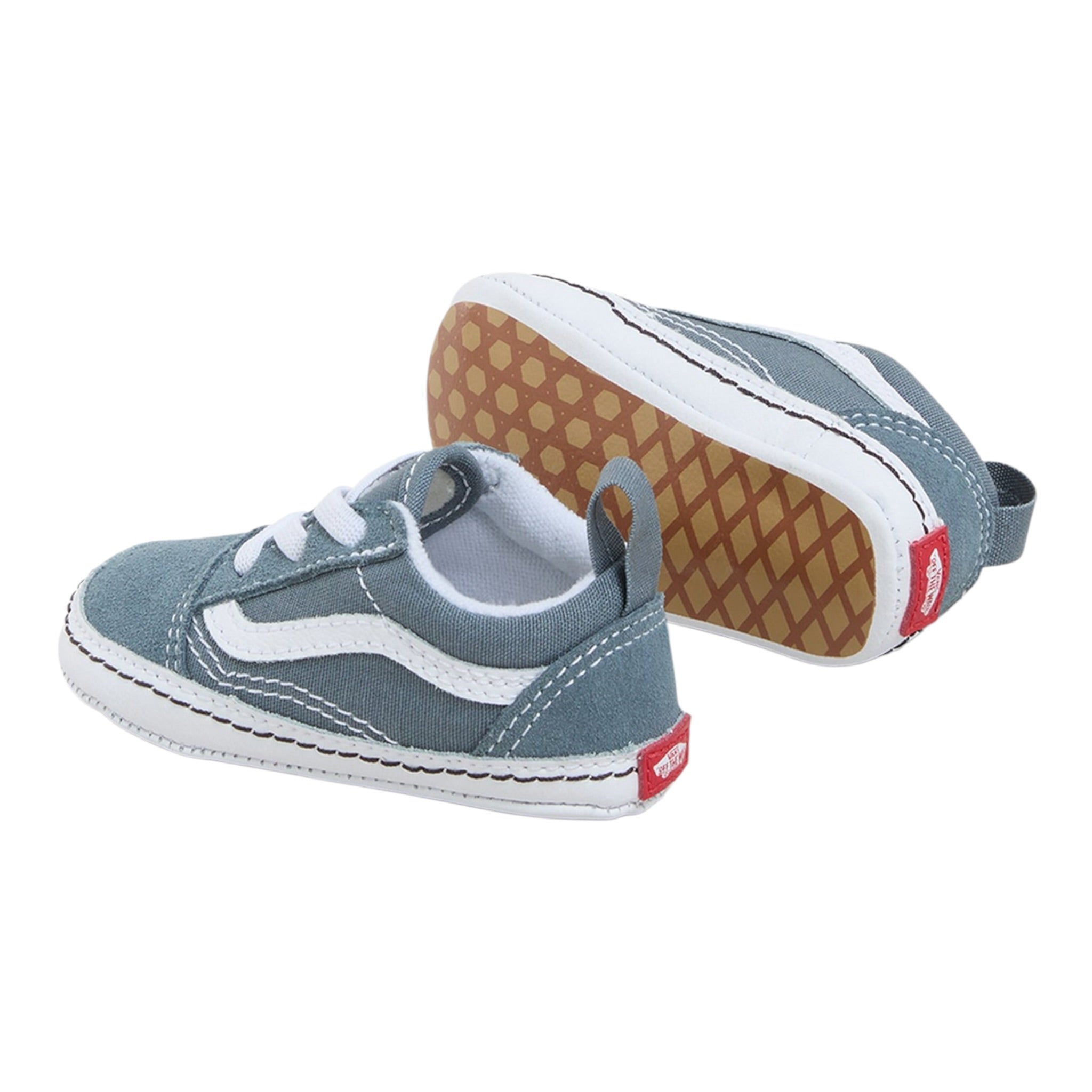 Vans Sneakers Borbide tinta unita Grigio per Neonato VN000CS5RV21 GRIGIO VANS 