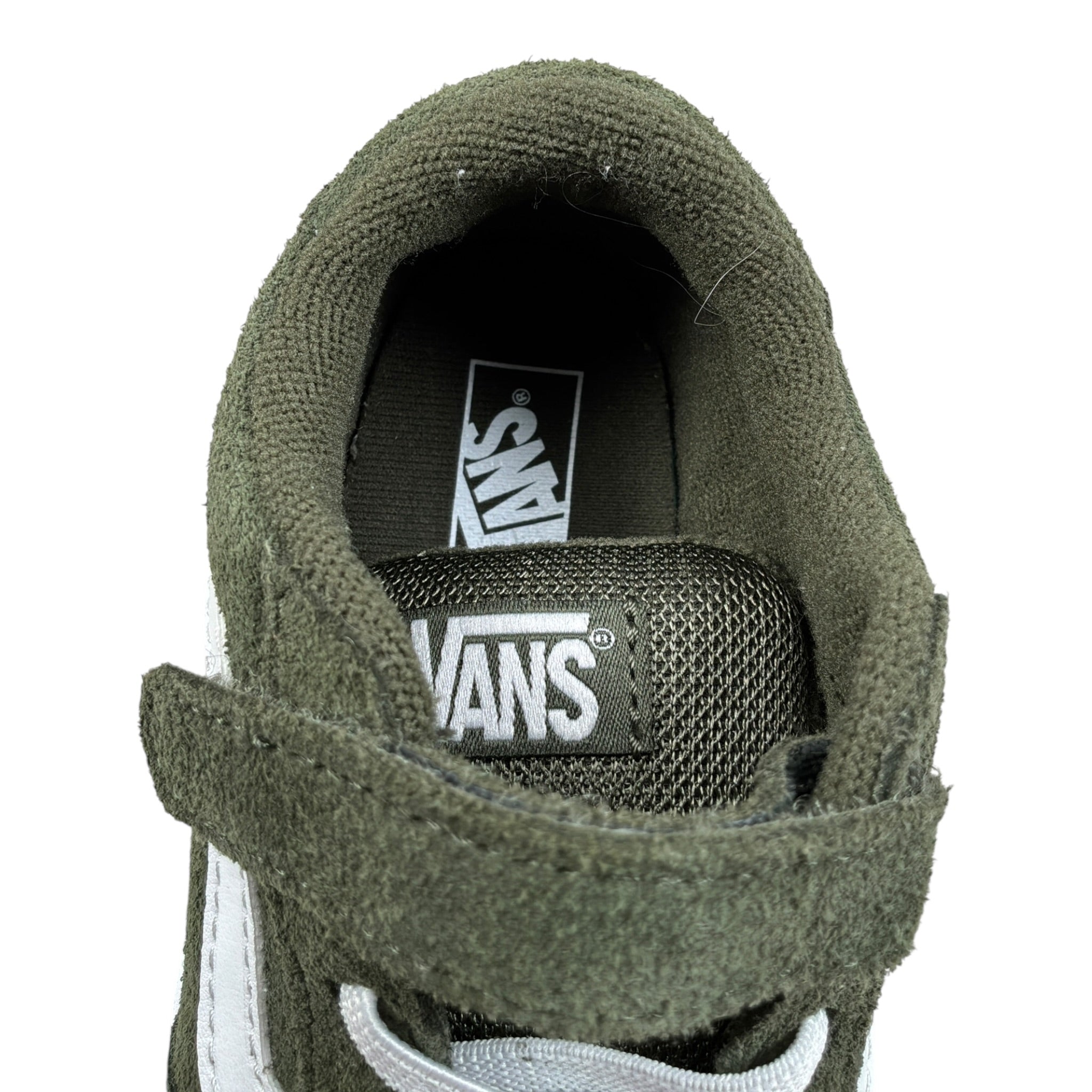 Vans Sneakers tinta unita con Strappi Verde per Bambino VN000CTG0E01J VERDE VANS 