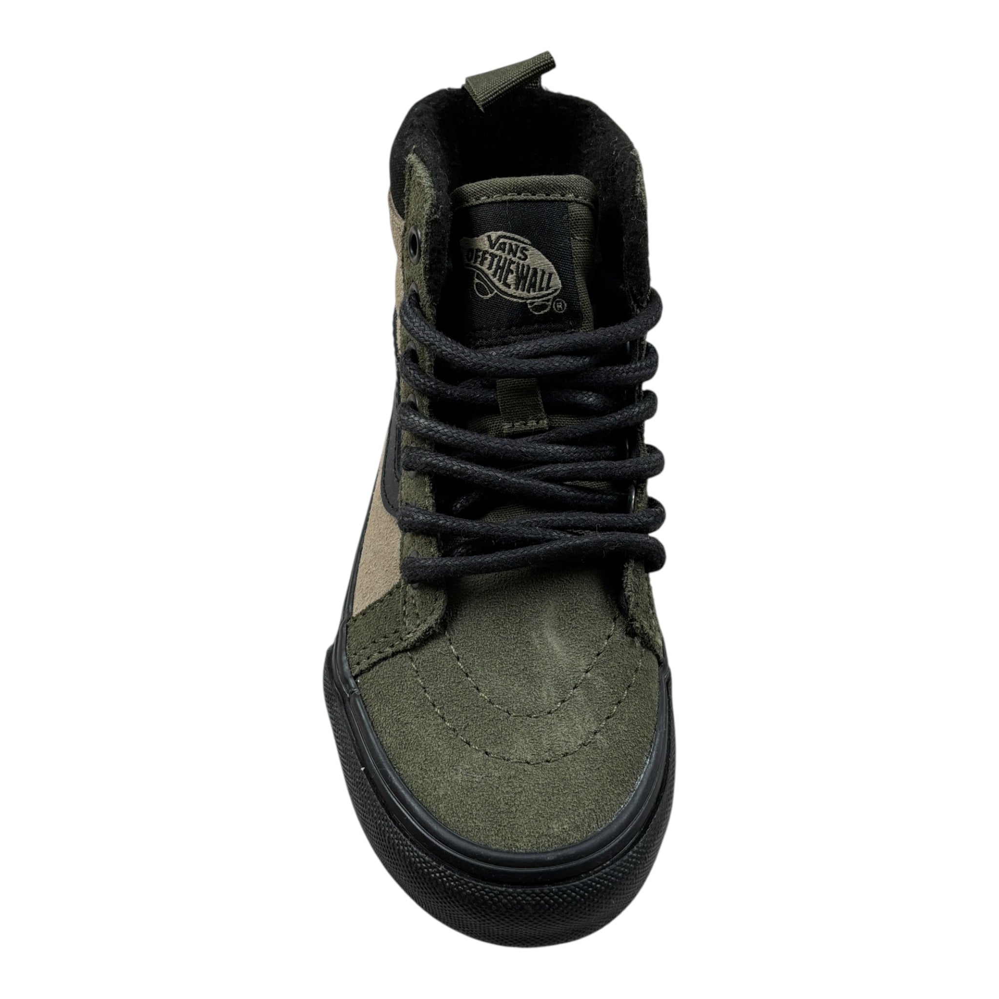 Vans Sneakers Suola Alta tinta unita Verde per Bambino VN000D0HBMV1 VERDE VANS 