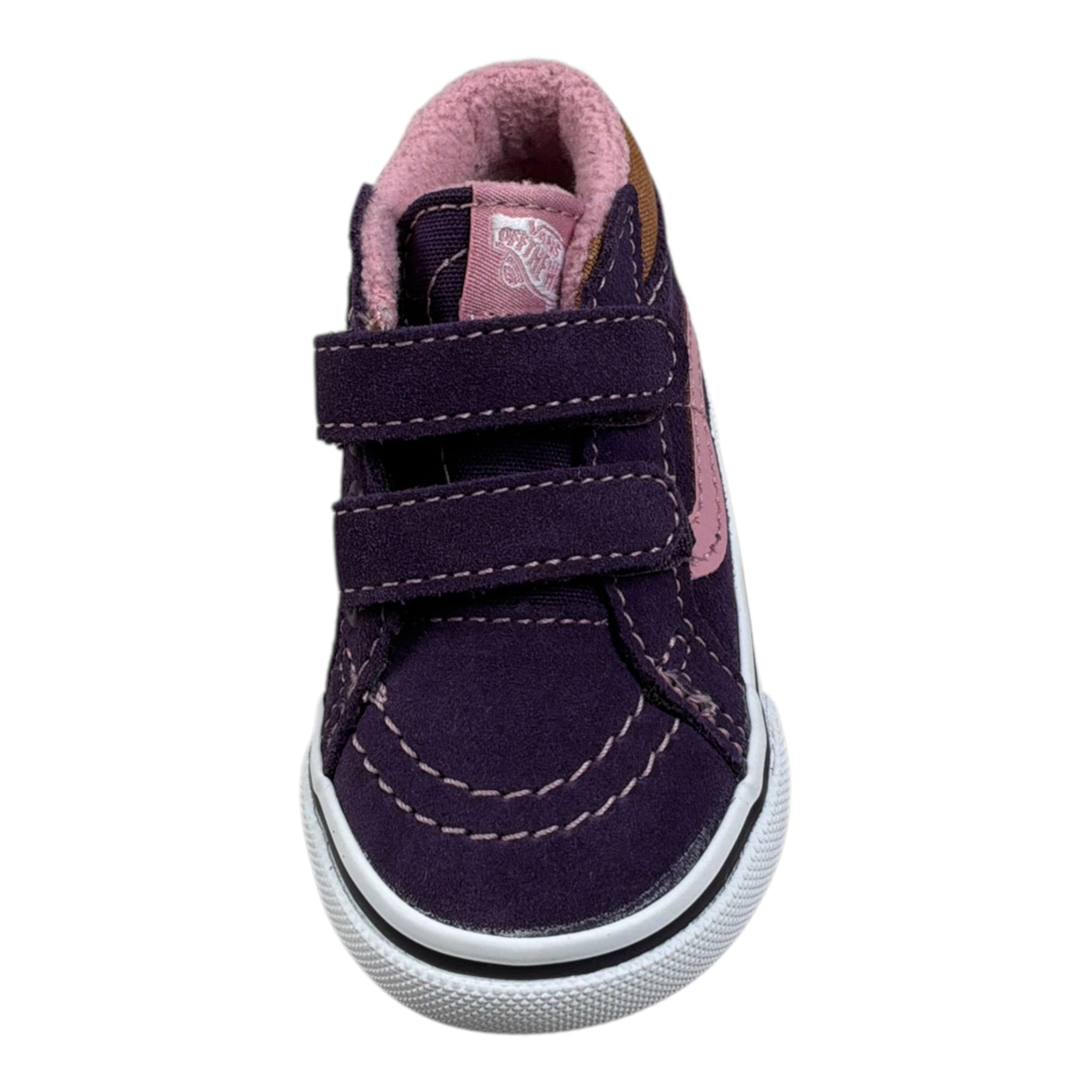 Vans Sneakers tinta unita con Strappi Viola per Bambina VN000D1111E1 VIOLA VANS 