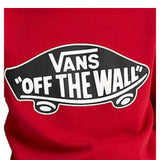 Vans Felpa tinta unita con Cappuccio E Logo Rosso per Bambino VN000JYD14A ROSSO VANS 