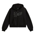 Vans Felpa tinta unita con Zip E Cappuccio Nero per Bambina VN000PPMBLK NERO VANS 
