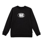 Vans Felpa Chiusa Girocollo tinta unita Nero per Bambino VN000PWVBLK NERO VANS 