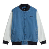 Vans Giubbino tinta unita In Denim con Maniche In Contrasto Azzurro per Bambino VN000PXMCDX1 AZZURRO VANS 