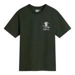 Vans T-Shirt tinta unita con Stampa Verde per Bambino VN000PXUEMU VERDE VANS 